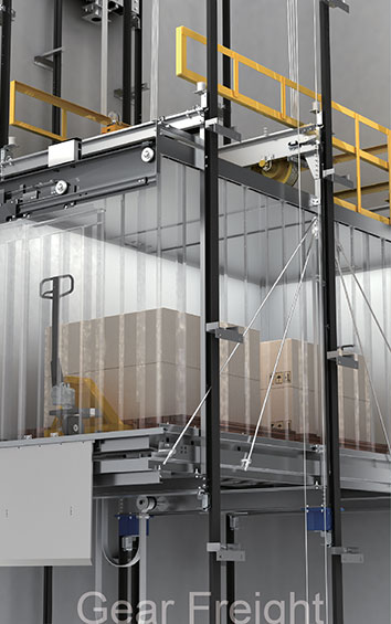 Gear-Freight Elevator